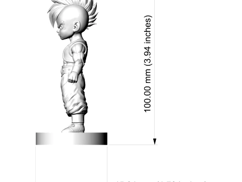 Uub Dragon Ball Z 3D Print Model 3D Print Model