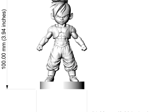 Uub Dragon Ball Z 3D Print Model 3D Print Model