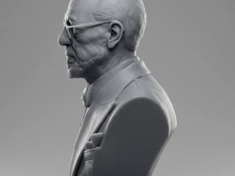 Anri Matisse 3D Printable Bust Sculpture 3D Print Model