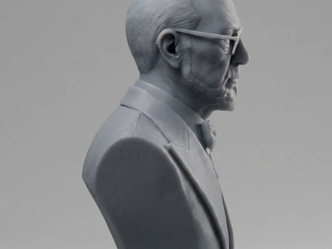 Anri Matisse 3D Printable Bust Sculpture 3D Print Model
