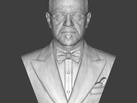 Anri Matisse 3D Printable Bust Sculpture 3D Print Model