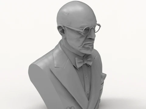Anri Matisse 3D Printable Bust Sculpture 3D Print Model