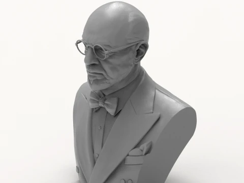 Anri Matisse 3D Printable Bust Sculpture 3D Print Model