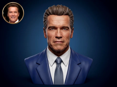 Arnold Schwarzenegger 3D Printable 3D Print Model