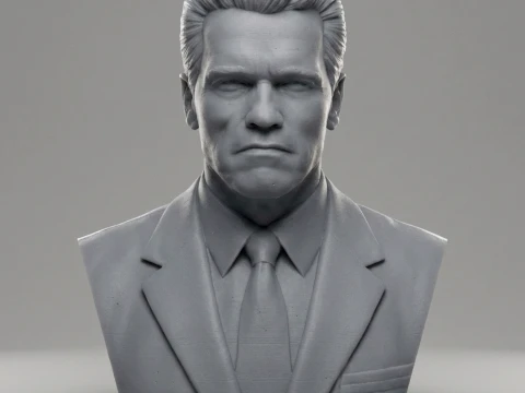 Arnold Schwarzenegger 3D Printable 3D Print Model