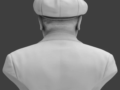 B B King Legendary Blues Musician Bust 3D Print Model 3D Print Model