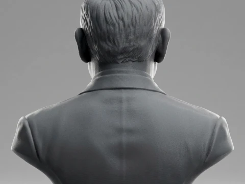 Benjamin Netanyahu 3D Printable Bust 3D Print Model