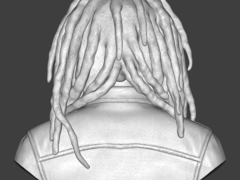 Bob Marley 3D Printable Bust 3D Print Model
