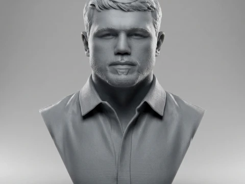 Canelo Alvarez 3D Printable Bust 3D Print Model
