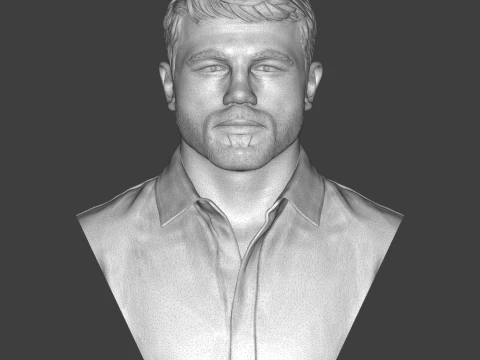 Canelo Alvarez 3D Printable Bust 3D Print Model