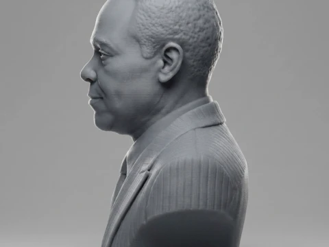 Charlie Parker Jazz Legend Bust 3D Print Model 3D Print Model