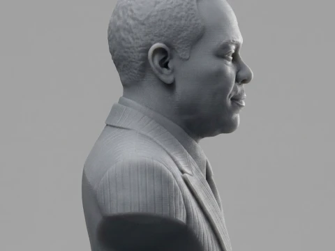 Charlie Parker Jazz Legend Bust 3D Print Model 3D Print Model