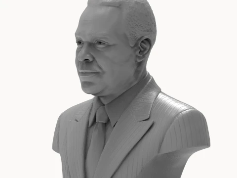 Charlie Parker Jazz Legend Bust 3D Print Model 3D Print Model