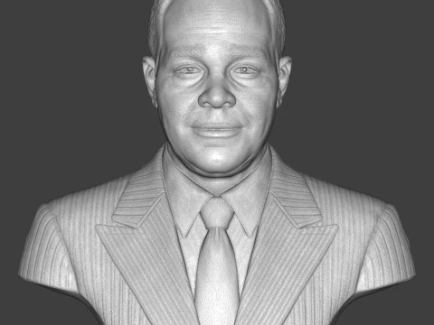 Charlie Parker Jazz Legend Bust 3D Print Model 3D Print Model