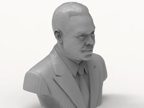 Charlie Parker Jazz Legend Bust 3D Print Model 3D Print Model