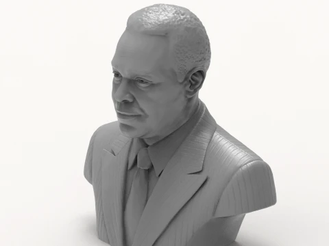 Charlie Parker Jazz Legend Bust 3D Print Model 3D Print Model
