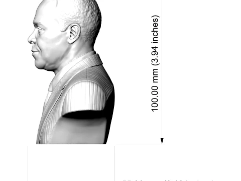 Charlie Parker Jazz Legend Bust 3D Print Model 3D Print Model