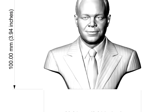 Charlie Parker Jazz Legend Bust 3D Print Model 3D Print Model