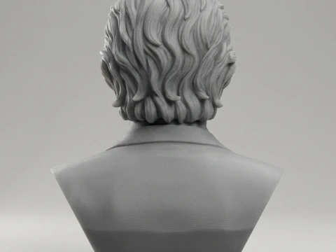 Christian Bale 3D Printable Bust 3D Print Model