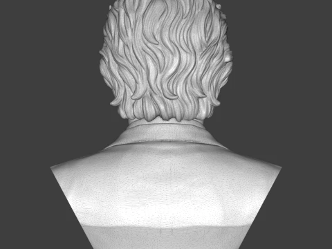 Christian Bale 3D Printable Bust 3D Print Model
