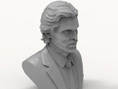 Christian Bale 3D Printable Bust 3D Print Model