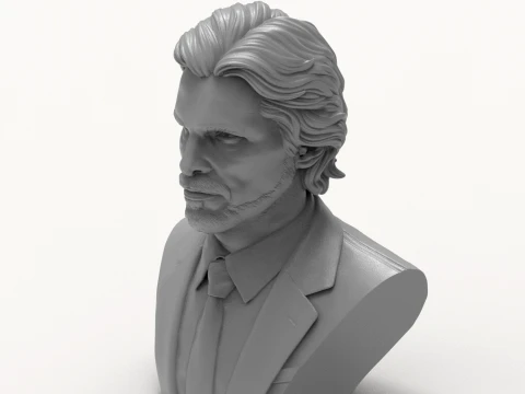 Christian Bale 3D Printable Bust 3D Print Model