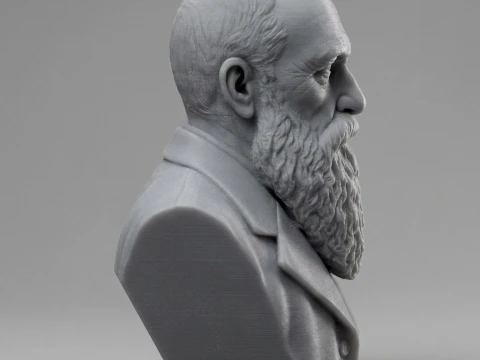 Claude Monet 3D Printable Bust 3D Print Model