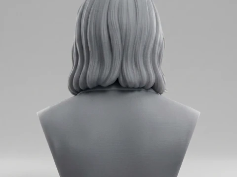 Kurt Cobain 3D Printable Bust 3D Print Model
