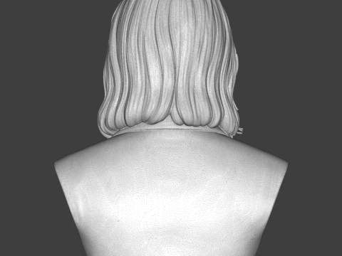 Kurt Cobain 3D Printable Bust 3D Print Model