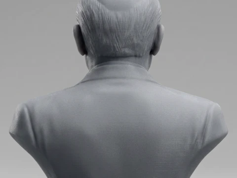 Mikhail Gorbachev 3D Printable Bust 3D Print Model