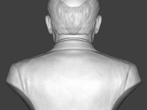 Mikhail Gorbachev 3D Printable Bust 3D Print Model