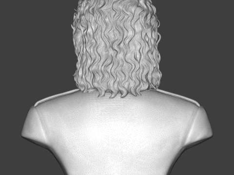 Michael Jackson 3D Printable Bust 3D Print Model