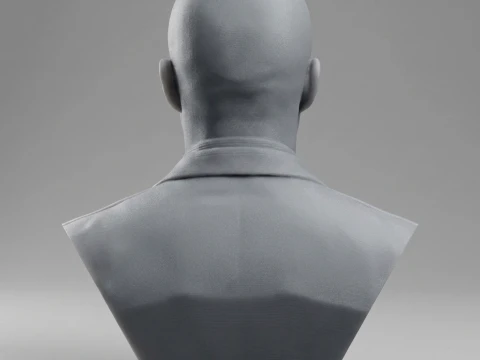 Jason Statham 3D Printable Bust 3D Print Model
