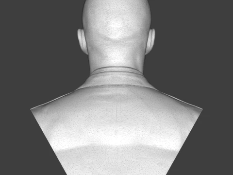 Jason Statham 3D Printable Bust 3D Print Model
