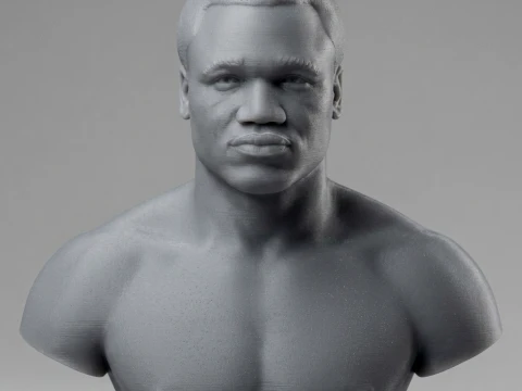 Joe Frazier 3D Printable Bust 3D Print Model