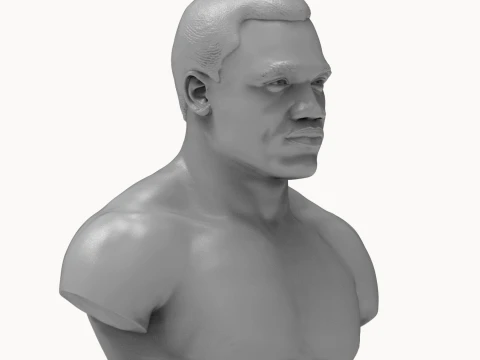 Joe Frazier 3D Printable Bust 3D Print Model