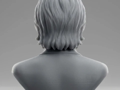 John Lennon 3D Printable Bust 3D Print Model