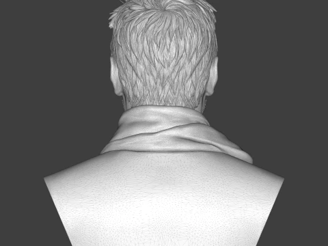 Keanu Reeves 3D Printable Bust 3D Print Model