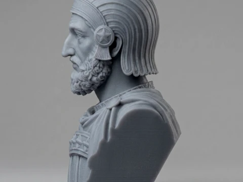 Cyrus the Great 3D Printable Bust 3D Print Model