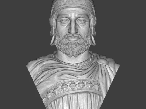 Cyrus the Great 3D Printable Bust 3D Print Model