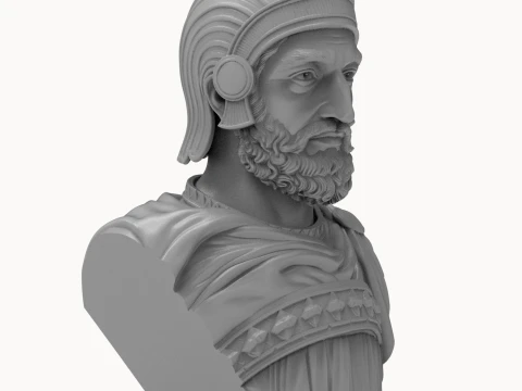 Cyrus the Great 3D Printable Bust 3D Print Model