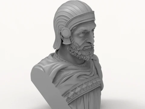 Cyrus the Great 3D Printable Bust 3D Print Model