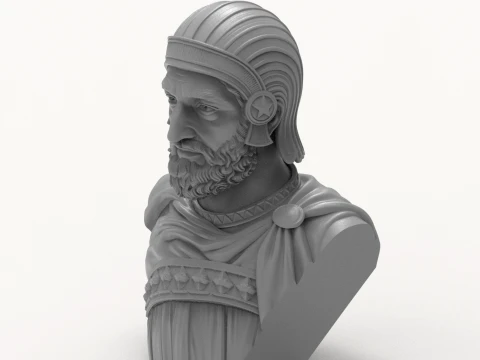 Cyrus the Great 3D Printable Bust 3D Print Model