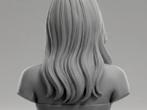 Lady Gaga 3D Printable Bust 3D Print Model