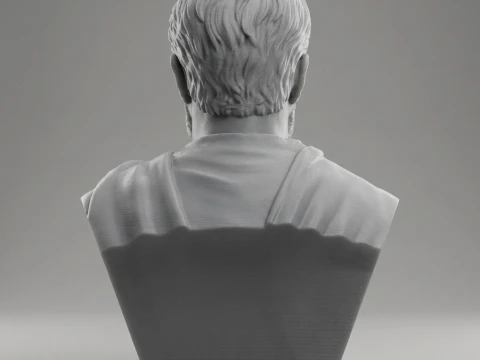 Matt Damon Odysseus from The Odyssey movie 3D Printable Bust 3D Print Model