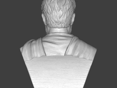 Matt Damon Odysseus from The Odyssey movie 3D Printable Bust 3D Print Model