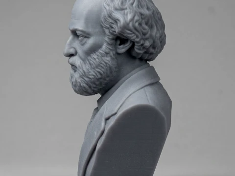 Paul Cezanne 3D Printable Bust 3D Print Model