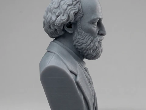 Paul Cezanne 3D Printable Bust 3D Print Model