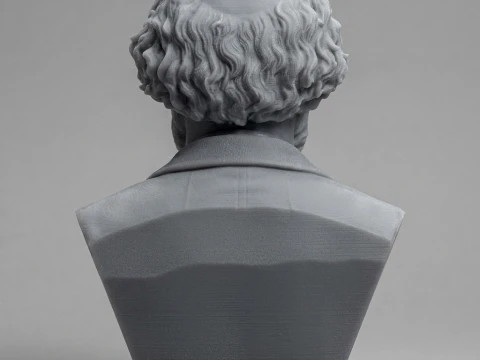 Paul Cezanne 3D Printable Bust 3D Print Model