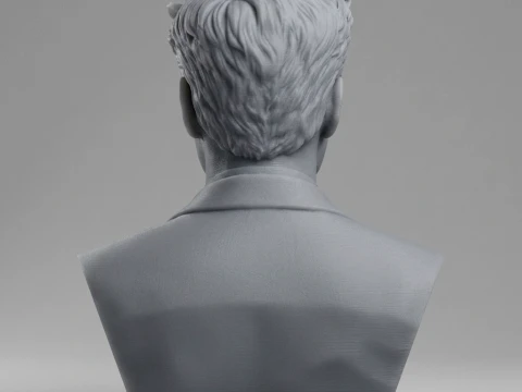 Robert Downey Jr 3D Printable Bust 3D Print Model